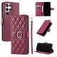 thumbnail image 1 of Funda Acolchada con Anilla y Correa para Samsung Galaxy S24 Ultra Slots para Tarjetas Rojo, 1 of 5