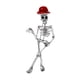 thumbnail image 1 of Broche De Halloween Pin De Halloween Accesorios Para Mujeres Hombres Broche De Esqueleto Sombrero Rojo, 1 of 5