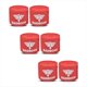 thumbnail image 1 of Vendas de mano TWISTER FIGHT WEAR 4,5 m Rojo (Pack de 3), 1 of 7