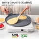 thumbnail image 2 of Sartén para crepes SENSARTE, antiadherente, revestimiento de granito suizo, 26 cm, para inducción, 2 of 7