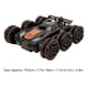 thumbnail image 2 of Auto De Acrobacia Rc Stunt Car 6 Ruedas Luz Sonido 24ghz N, 2 of 7