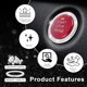 thumbnail image 3 of Aro LivTee Cristal Botan Start Stop Auto 2 Unidades Universal, 3 of 3