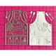 thumbnail image 1 of Matrices De Corte De Metal Para Scrapbooking Diy Delantal De Cocina, 1 of 9