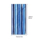 thumbnail image 2 of Toallas de playa 100 % algodón | Paquete de 2 toallas de piscina azul marino de 76 x 152 cm para adultos y niños | Toallas absorbentes y de secado rápido (peces y rayas)., 2 of 5
