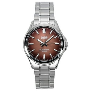 Reloj Casio Standard Analog Stainless Steel Brown Dial Solar Mts-Rs100D-5A Men'S Watch