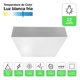 thumbnail image 2 of Pack 2 Plafon Panel Led Cuadr Sob Itd Decorativo 22w 6000k blanco, 2 of 7