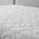 thumbnail image 2 of Cubre Colchón Impermeable T.f.i Para Colchones Hasta 30 Cm Liso Blanco 2 Plazas, 2 of 3
