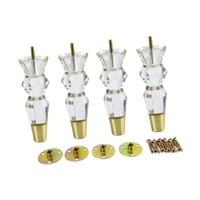 Magideal - 4 Patas De Gabinete, Patas De Muebles, Patas De Repuesto Para Sofá, Patas De Soporte De Gabinete Para , 6X15Cm