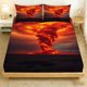 thumbnail image 1 of 3pcs Volcanic Eruption Digital Printing Bedding Three-Piece Set Polyester Wear-Resistant And Wrinkle-Resistant, 1 of 1