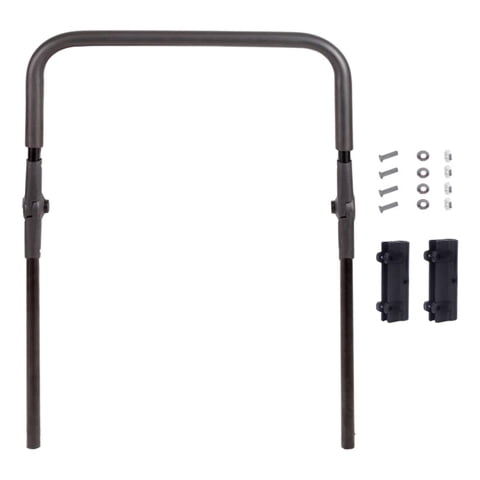 Ioensy - Carro Plegable Plegable Empuje La Manija Para El Carro De Camping Plegable Carro De Comestibles