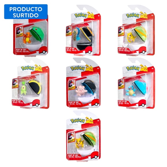 Pokémon Pokebola con figura, producto surtido