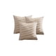 thumbnail image 1 of Pack De 3 Fundas De Cojin Chenille Con Flecos Beige, 1 of 3