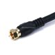 thumbnail image 2 of Cable de vídeo Monoprice RG6 Quad Shield CL2 de 25 pies, negro, 2 of 2