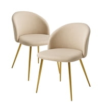 Habita2 Chile - Pack 2 Sillas Sitiales Nordic Lino Gold - Beige