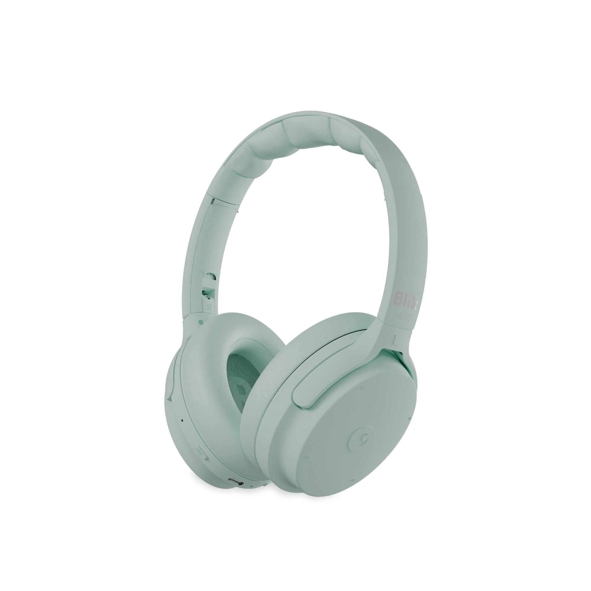 Audífonos Over Ear Blik Neo Cancelación De Ruido 60h Bluetooth Verde