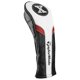 thumbnail image 1 of Cobertor de Golf TaylorMade para Palo de Rescate – Cuero Sintético PU Blanco, 1 of 4