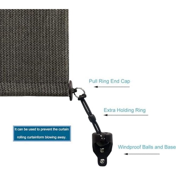 Kit Bungee Medduw Para Cortinas Exteriores 2 Juegos