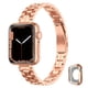 thumbnail image 1 of Correa de reloj CSJCUBIC de acero inoxidable de 38-44 mm para mujer, 1 of 7