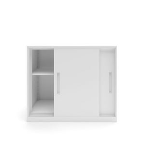 Form Office - Gabinete Oficina Medio Metálico Con Puertas Blanco