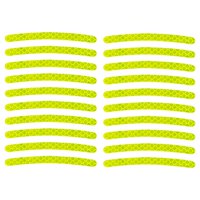 Ioensy - 20 Pegatinas Reflectantes Para Cubo De Rueda Aptas Para Accesorios De Vehículos De Motocicleta, Color Verde