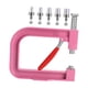 thumbnail image 2 of Máquina De Prensado Manual Para Fijar Perlas Y Remaches, Color Rosa, Para Prendas Y Gorras., 2 of 5