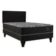 thumbnail image 1 of Cama Europea Pocket Plus Refugio 1.5 Plaza + Respaldo Tela Base Normal, 1 of 4