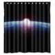 thumbnail image 1 of Cortina de ducha con diseño de la Tierra desde el espacio, juego de cortinas de baño con ganchos, tamaño 66 x 72 pulgadas, 1 of 3