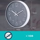 thumbnail image 3 of Reloj de pared Jomparis de 30 cm, silencioso, funciona con pilas, 3 of 6