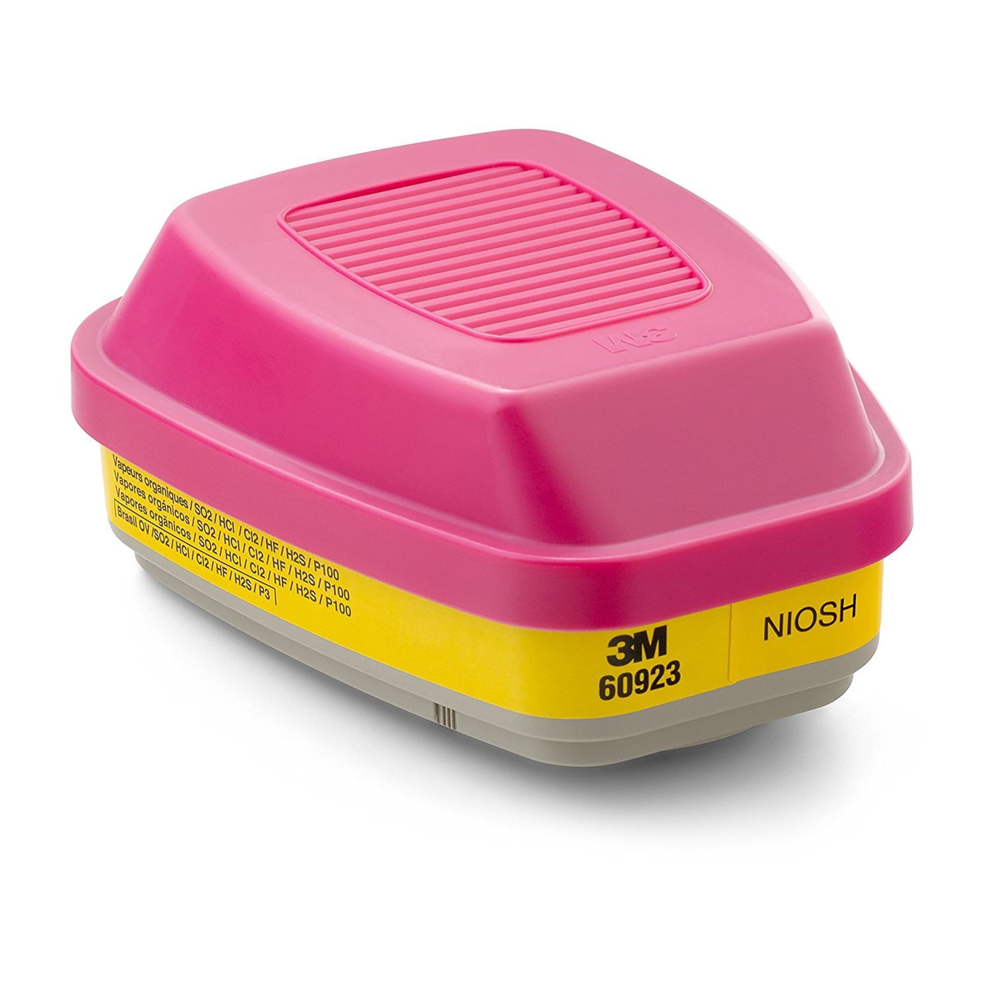 Cartucho 3M 60923 Filtro P100 para Vapores Orgánicos y Gases Ácidos | Lider