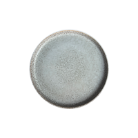 Mova - Set 6 Platos Redondo Ceramica 22 Cm Gris Linea Oslo