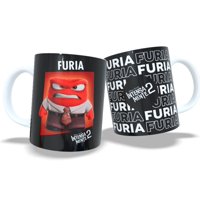 Arumistorechile - Tazon Taza Colección Intensamente 2 Furia Negro