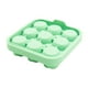 thumbnail image 1 of Fabricantes De Bolas De Hielo Bandeja De Cubitos De Hielo Reutilizable De 6 Cm De Diámetro Para Bebidas Dulces 9 Rejillas Verde, 1 of 3