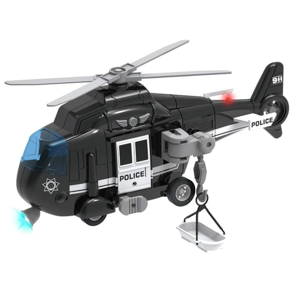 Rescue Helicopter Liberty Imports Police Friction Toy Boys 3+