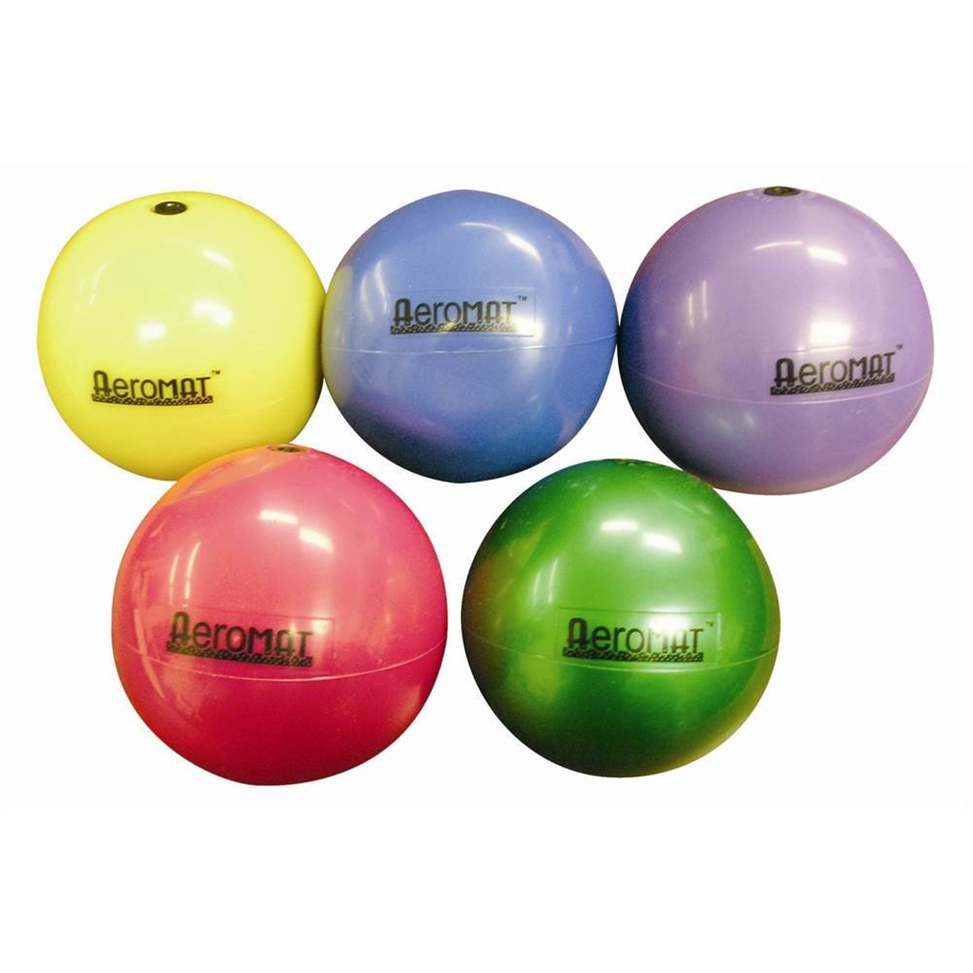 Pelota De Pesas Aeromat, Color Morado, 2 Kg, Rellena De Arena De Hierro