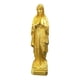 thumbnail image 2 of Estatuilla De La Madre María, Adorno De María, Figura Religiosa Para La Decoración Del Escritorio Del Hogar, Estilo A Dorado, 2 of 5