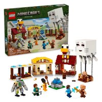 Set Lego Minecraft El Ataque A La Aldea Del Globo De Ghast 21273