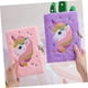 thumbnail image 2 of Diario de unicornio, 4 piezas, decorativo, novedoso, con cerradura, esponjoso, un adorable unicornio para niños y niñas., 2 of 7