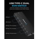 thumbnail image 2 of Conmutador Kvm Usb c Para 1 Pc Y 2 Pantallas 60 W Pd, 2 of 7