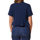 thumbnail image 3 of INSPIRE CHIC Blazer de Trabajo para Mujer sin Cuello con Solapa Abierta Chaqueta Corta M Azul Oscuro, 3 of 6