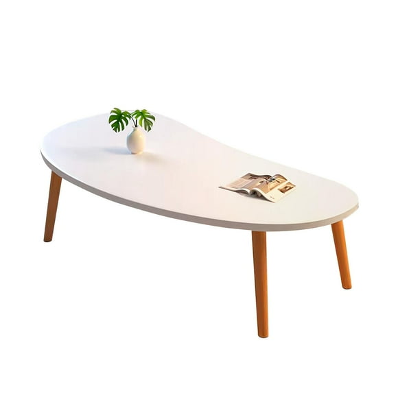 Mesa de Centro Minimalista Diseño Nórdico y Elegante blanco