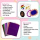 thumbnail image 4 of Papel metalizado Hygloss, 24 hojas, 8 colores surtidos, 21 x 25 cm, 4 of 6