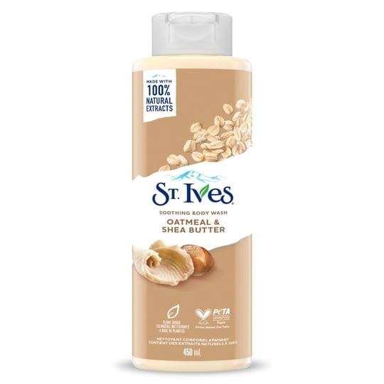 Jabón Exfoliante Líquido Corpal Avena Karite 450 ml St ives