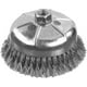 thumbnail image 1 of Cepillo con forma de copa de alambre DEWALT DW49158, 10 cm, nudo de carbono, 3,5 mm, 1 of 2