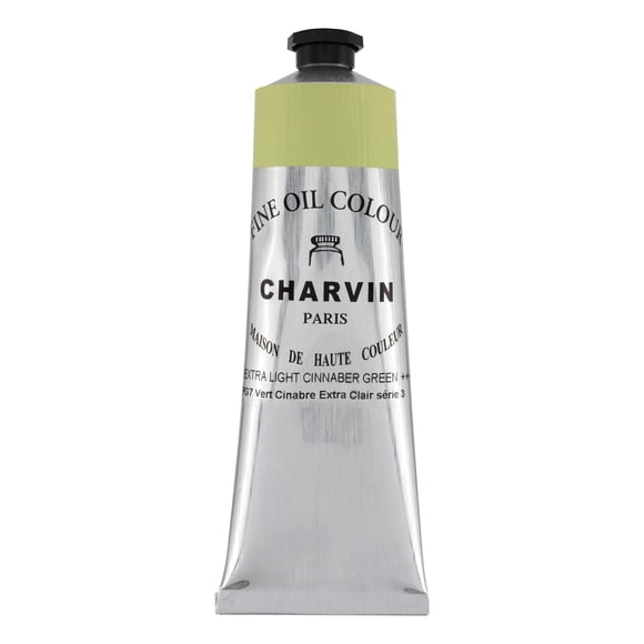 Pintura al óleo Charvin Verde Cinabrio Claro 150 ml tubo