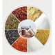 thumbnail image 5 of Condimentero Set Vidrio Giratorio Cocina Especiero Premium Organizador De Especias Con Base Giratoria 6 Frascos FIGOIMPORT, 5 of 10