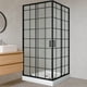 thumbnail image 3 of Shower Door Joytek Recto Cuadros Negros 90x90x198cm con Receptáculo, 3 of 5