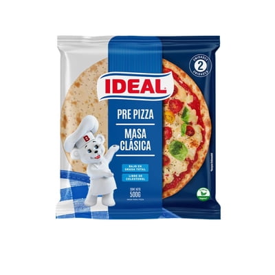Masa Para Pizza Clásica 2 Un 500 G Ideal