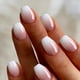 thumbnail image 1 of Ataúd francés corto cuadrado JoyVVEW Ombre de Press On Nails, 30 unidades, 1 of 7