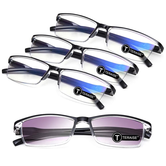 Gafas De Lectura Pack De 4 Con Filtro De Luz Azul + 1 Par De Lentes De Sol