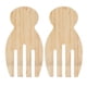 thumbnail image 2 of Pinzas Para Ensalada De Cocina De Madera, Manos De Bambú Para Ensalada, Juego Multifuncional De 7 Pulgadas, 2 Uds., 2 of 3